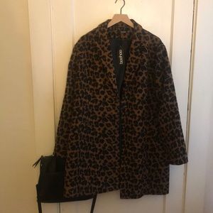 Boohoo leopard print jacket